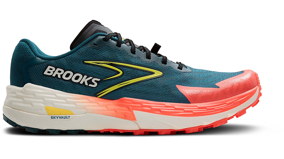 Brooks Catamount 4 Trailrunning Shoes - Mens, Legion Blue/Celestial/Flame, 12.0 US/Medium, 1104411D407.120