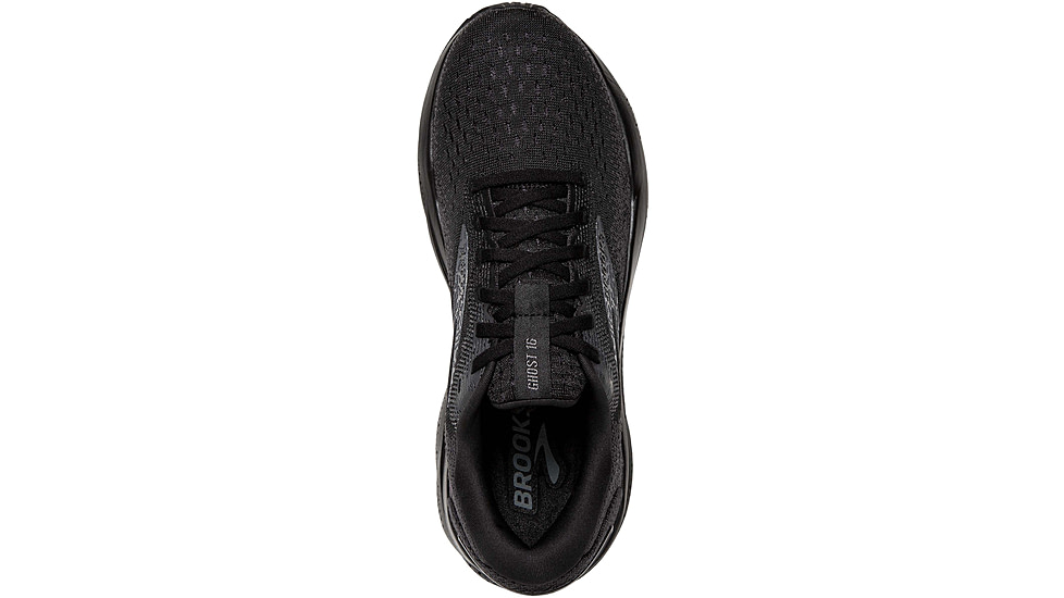 Brooks Ghost 16 Road Running Shoes - Mens, Black/Black/Ebony, 11.0 US/Medium, 1104181D020.110