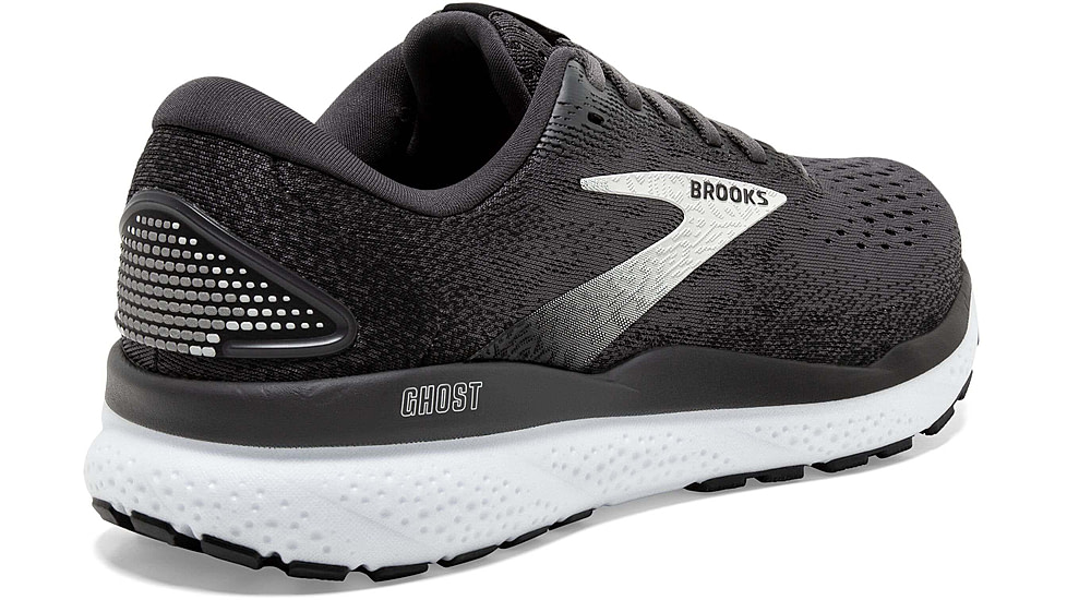 Brooks Ghost 16 Road Running Shoes - Mens, Black/Grey/White, 9.0 US/Medium, 1104181D090.090