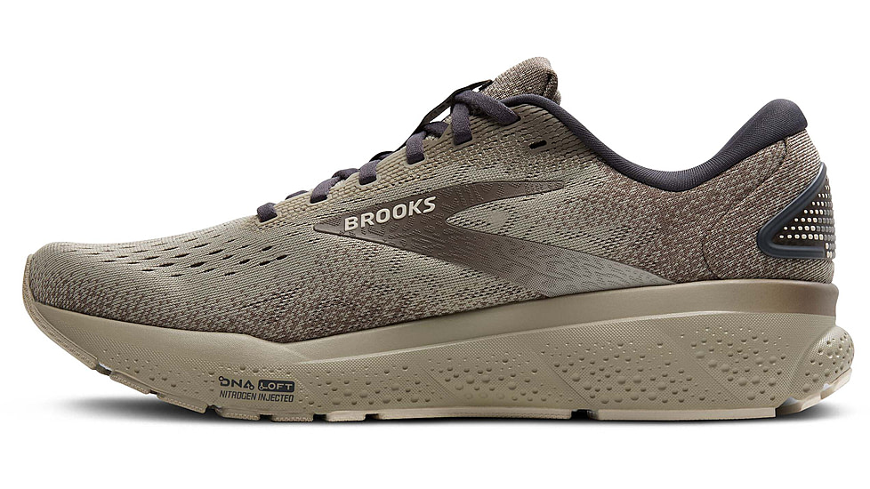 Brooks Ghost 16 Road Running Shoes - Mens, London Fog/Falcon/Coconut, 10.5 US/Medium, 1104181D240.105