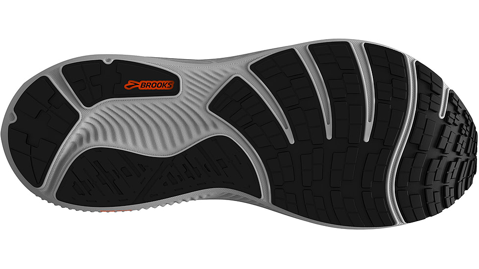 Brooks Ghost 17 GTX Road Running Shoes - Mens, Smoke/Primer Grey/Orange, 9.5, 1D, 1104621D022.095