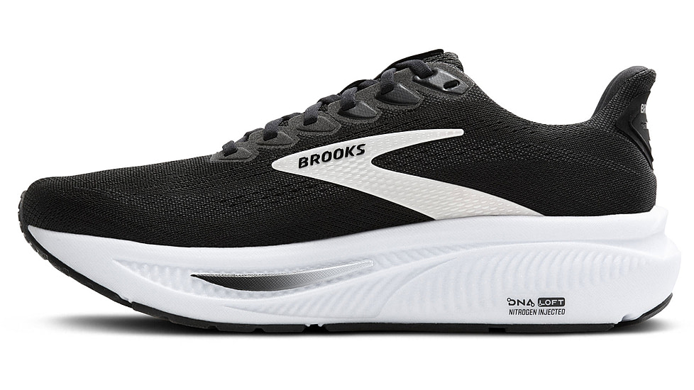 Brooks Ghost 17 Road Running Shoes - Mens, Black/Grey/White, 11.0 US/Medium, 1104421D090.110