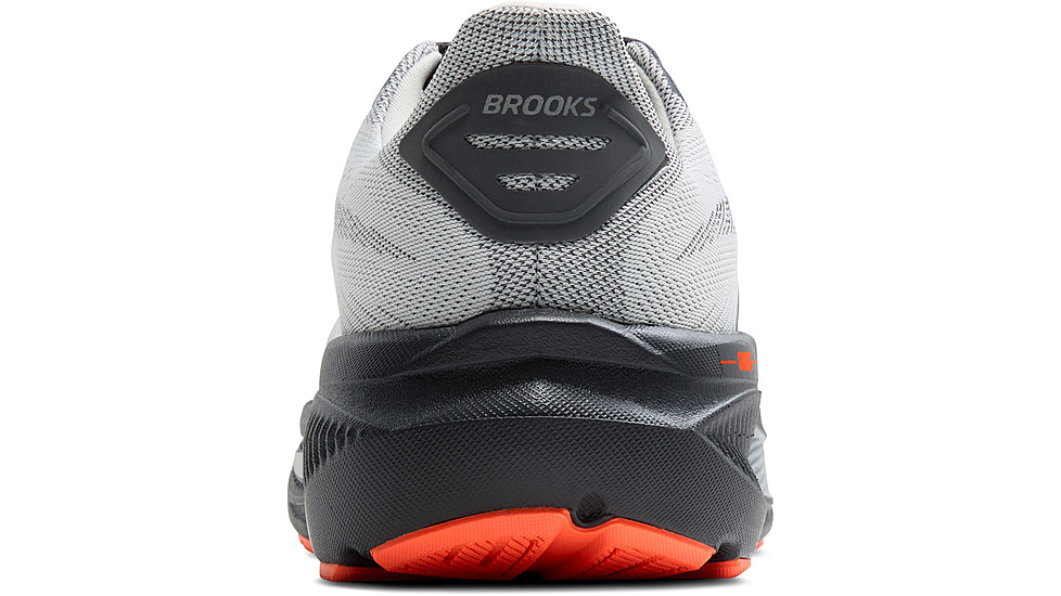 Brooks Ghost 17 Road Running Shoes - Mens, Oyster Mushroom/Orange/Ebony, 10.0 US/Medium, 1104421D048.100