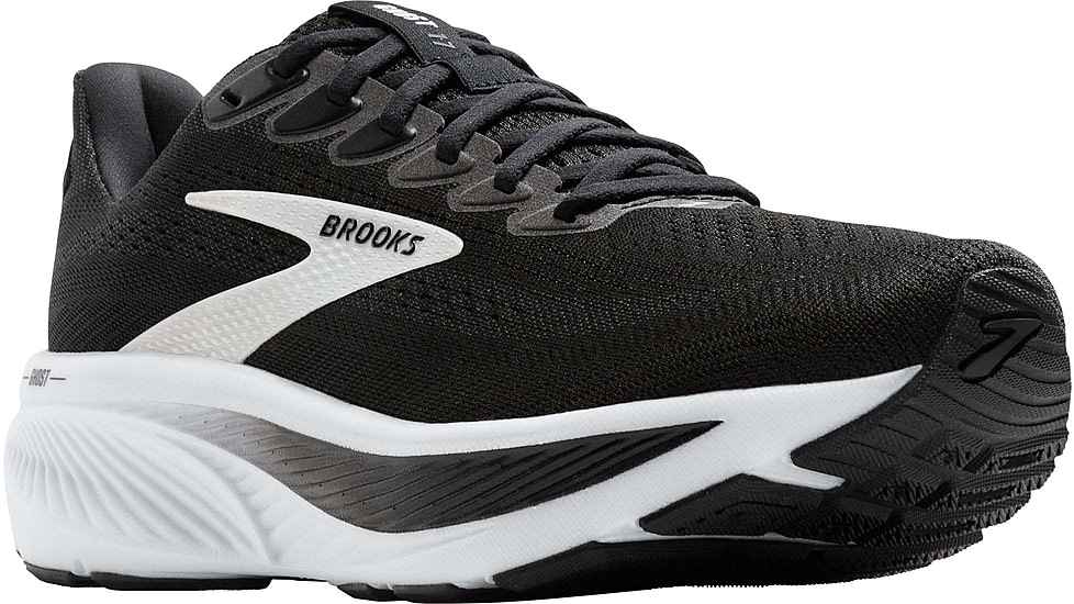 Brooks Ghost 17 Road Running Shoes - Womens, Black/Grey/White, 8.0 US/Medium, 1204311B090.080