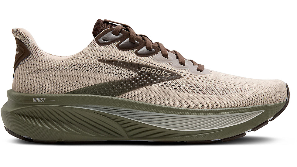 Brooks Ghost 17 Rosd Running Shoes - Mens, Chateau Gray/Brown/Olive, 11, 1D, 1104421D297.110