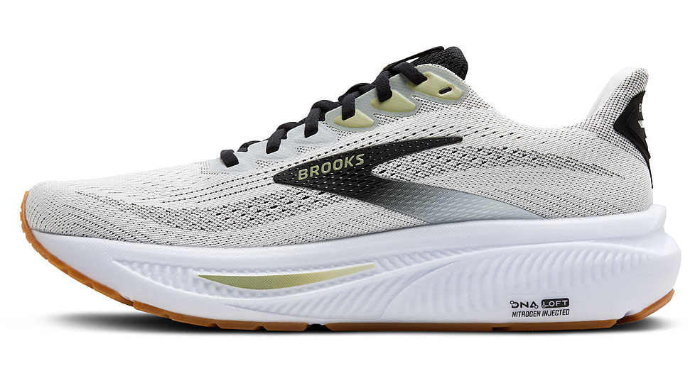 Brooks Ghost 17 Rosd Running Shoes - Mens, White/Black/Tea, 13, 1D, 1104421D191.130