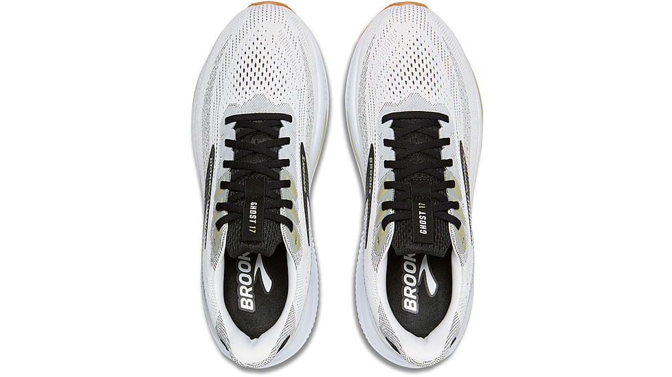 Brooks Ghost 17 Rosd Running Shoes - Mens, White/Black/Tea, 13, 1D, 1104421D191.130