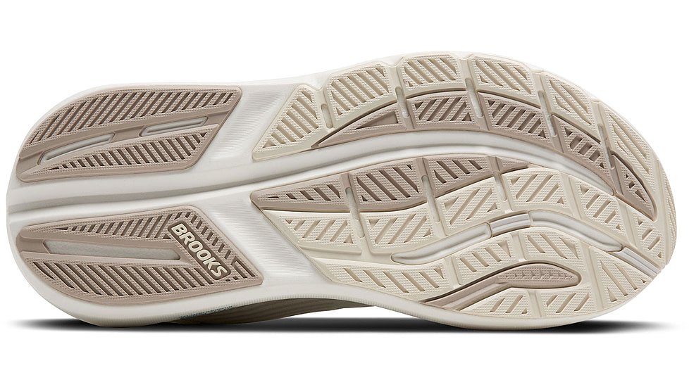 Brooks Ghost Max 3 Road Running Shoes - Womens, Coconut/Chateau Grey/Blue, 10, 1B, 1204571B181.100