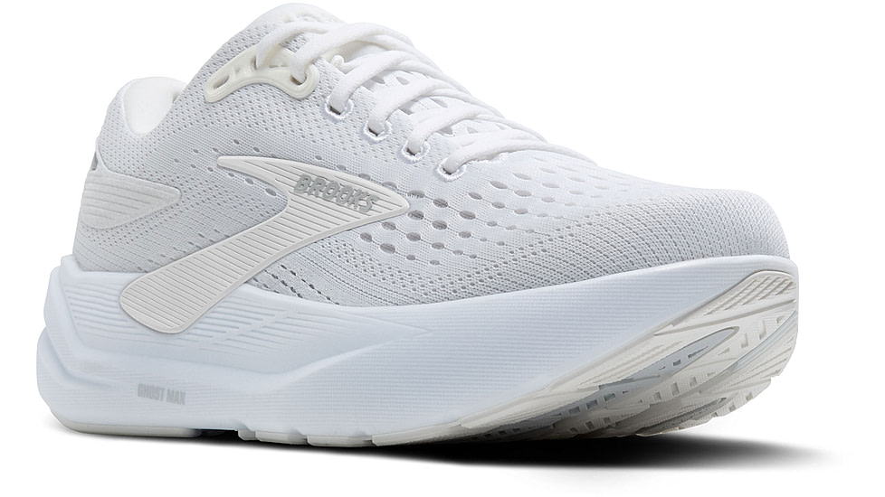Brooks Ghost Max 3 Road Running Shoes - Womens, White/White, 9.5, 1B, 1204571B142.095