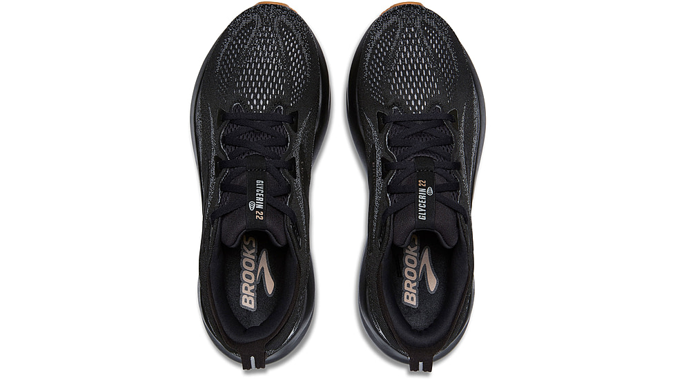 Brooks Glycerin 22 Road Running Shoes - Mens, Black/Primer Gray/Biscuit, 8.5, 1D, 1104451D089.085