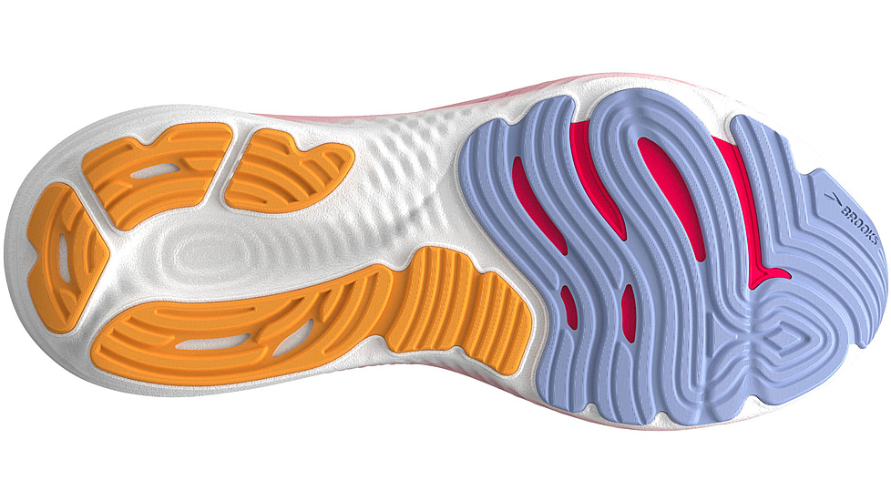 Brooks Glycerin 22 Road Running Shoes - Womens, Black/Blue Heron/Orange, 10, 1B, 1204341B088.100