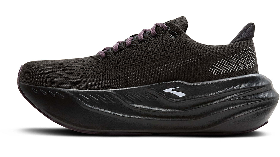 Brooks Glycerin Max Road Running Shoes - Womens, Black/Orchid Ice/Grey, 6.5 US/Medium, 1204361B067.065