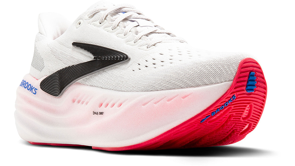 Brooks Glycerin Max Road Running - Womens, White/Black/Diva Pink, 9.5, 1B, 1204361B118.095
