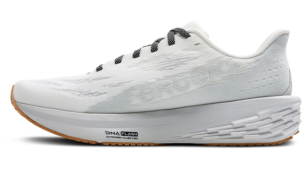 Brooks Launch 11 Road Running Shoes - Womens, White/Grey/Black, 8, 1B, 1204391B135.080