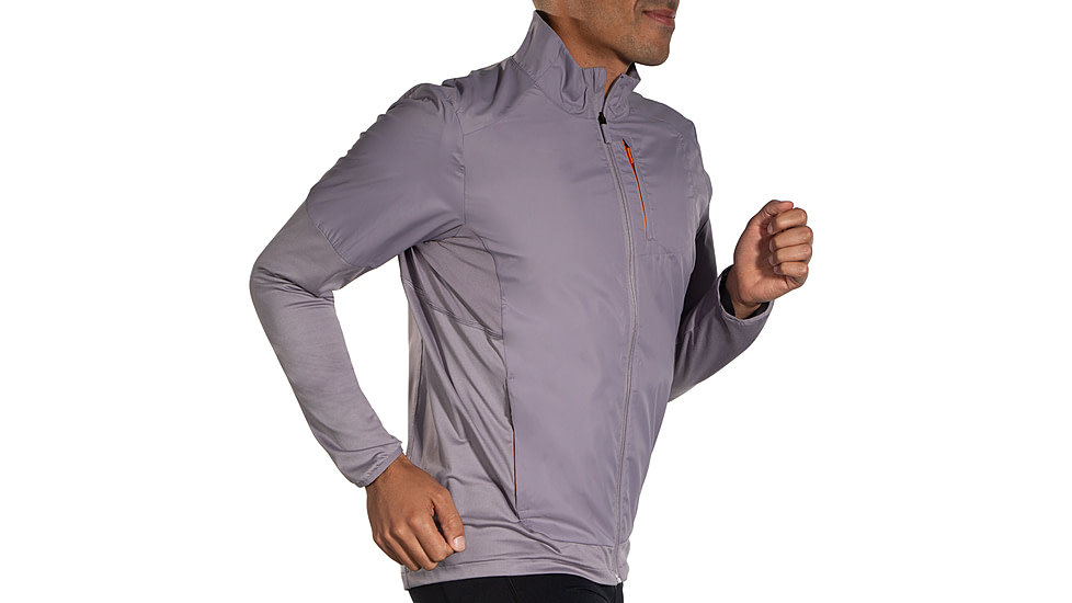 Brooks Fusion Hybrid Jacket - Mens, Frosted Lead, Small, 211299580.025