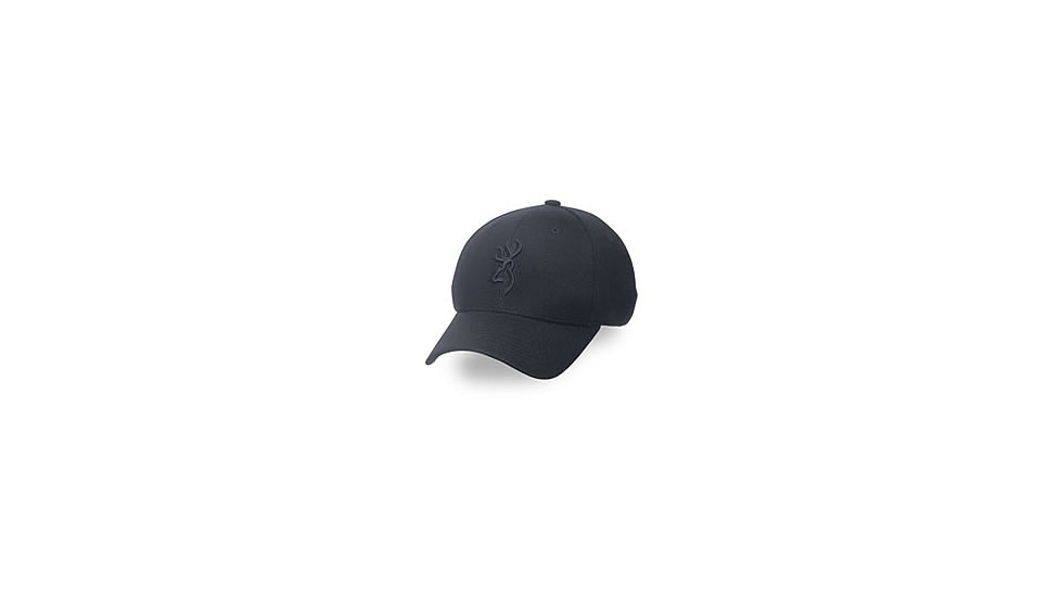 Browning Coronado Pique Cap with Buckmark, Black, L/XL 308007994