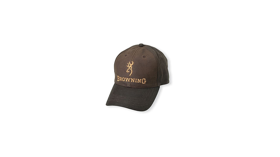 Browning Dura-Wax Youth Cap, Brown, 3084121