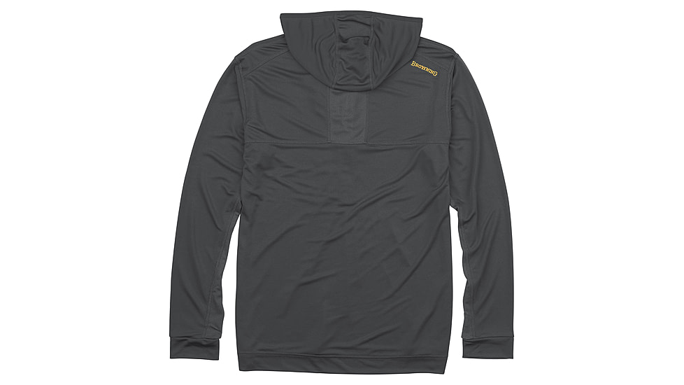 Browning Early Season Hooded Shirt - Mens, Carbon Gray, Small, 3010827901