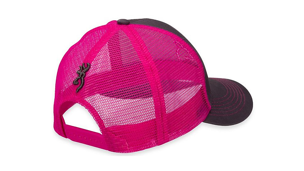 Browning Flashback Cap,Charcoal/Neon Pink 308177771