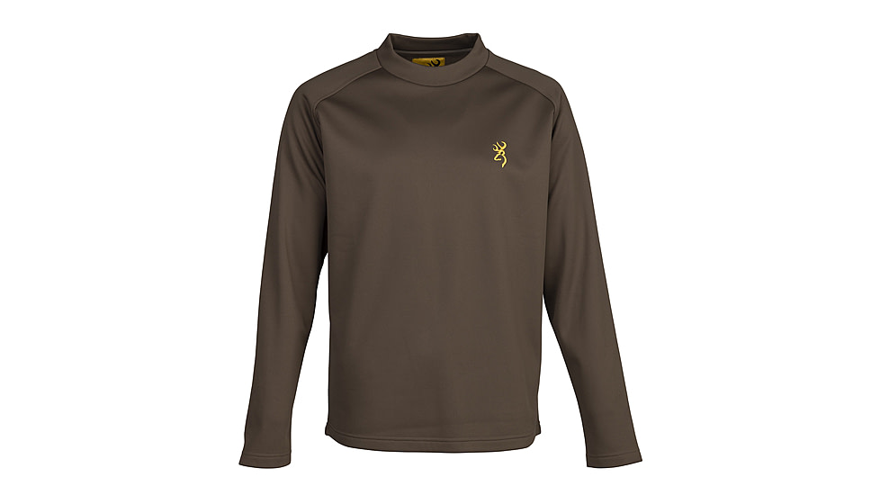 Browning Gunner Long Sleeve Baselayer Shirt - Mens, Extra Large, Major Brown, 3010959804