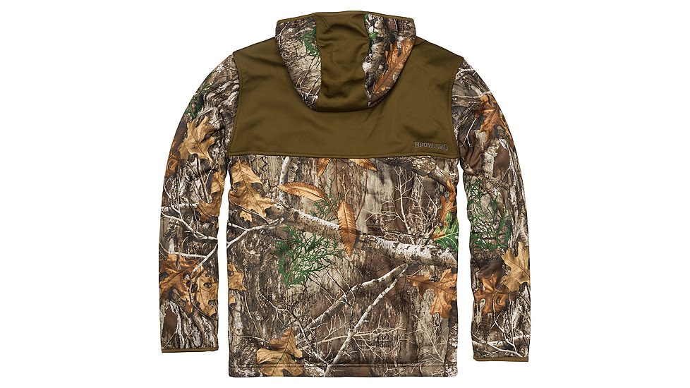 Browning High Pile Hooded Jacket - Mens, Realtree Edge, 3XL, 3045466006