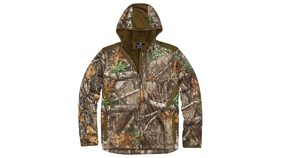 Browning High Pile Hooded Jacket - Mens, Realtree Edge, 3XL, 3045466006