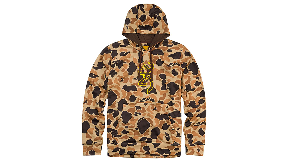 Browning Long Sleeve Tech Hoodie - Men's, Vintage Tan, 3XL, 3011881206