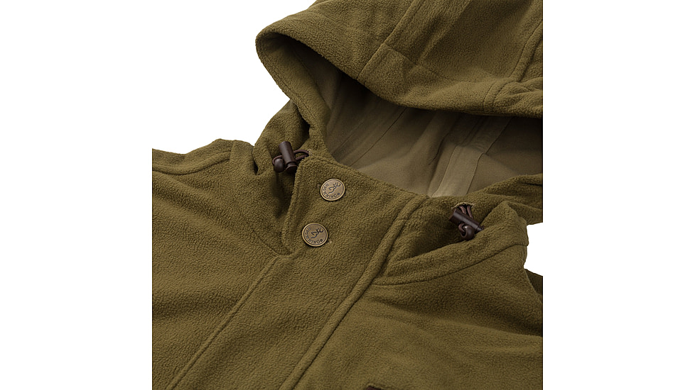 Browning Hydro-Fleece Jacket - Mens, Dark Olive, Large, 3041218403