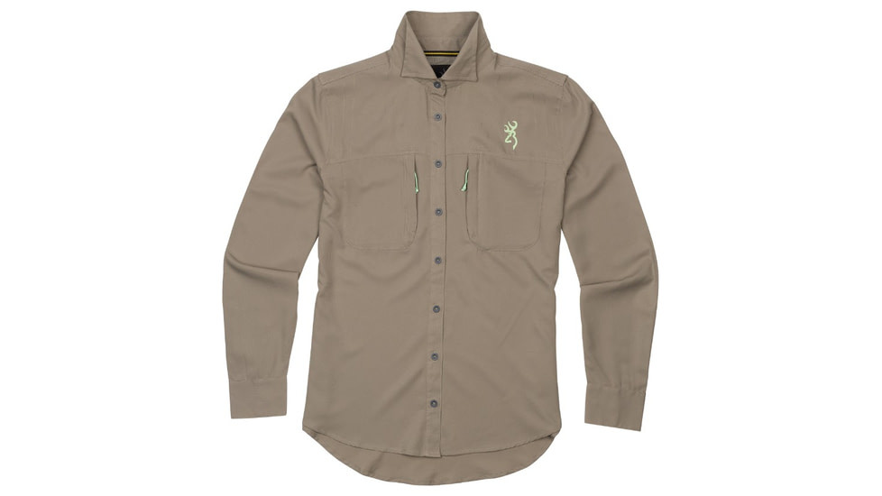 Browning Shirt Elizabeth - Womens, Brackish/Neomint, 2XL, 3010454405