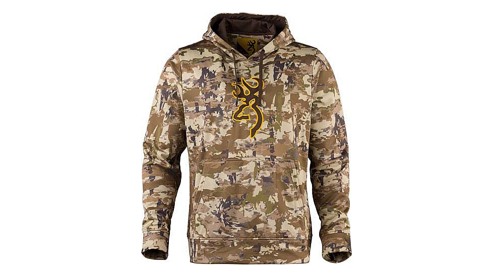 Browning LS Tech Hoodie - Men's, Auric Camo, 2XL, 3011883505