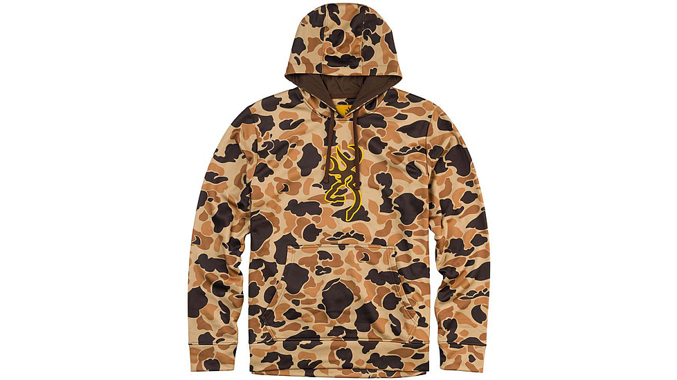 Browning Tech Hoodie Ls Vintage Tan X-large