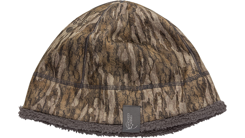 Browning Wicked Wing High Pile Beanie - Mens, Mossy Oak Bottomland, One Size, 30866819