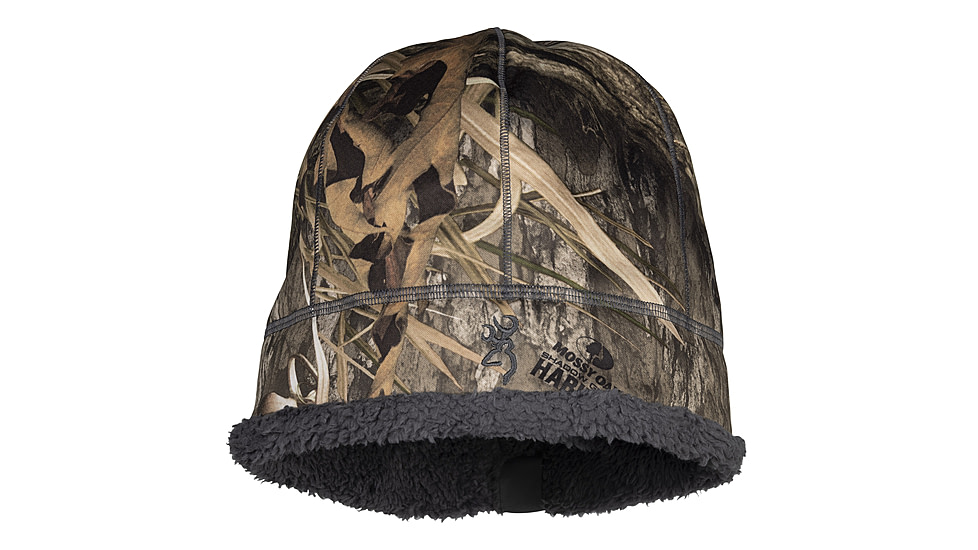 Browning Wicked Wing High Pile Beanie - Mens, Mossy Oak Shadow Grass Habitat, One Size, 30866859