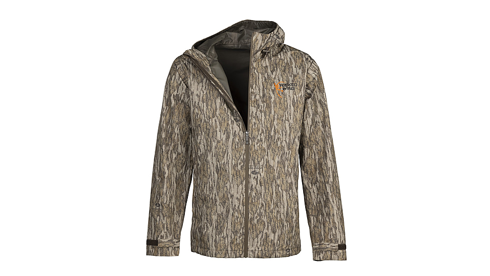 Browning Wicked Wing Rain Shell Jacket - Mens, 3XL, Mossy Oak Bottomland, 3040211906