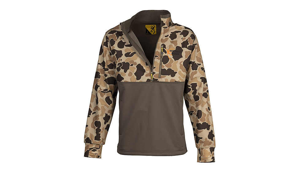 Browning Wicked Wing Smoothbore - Mens, 1/4 Zip, Vtan, 2XL, 3012471205