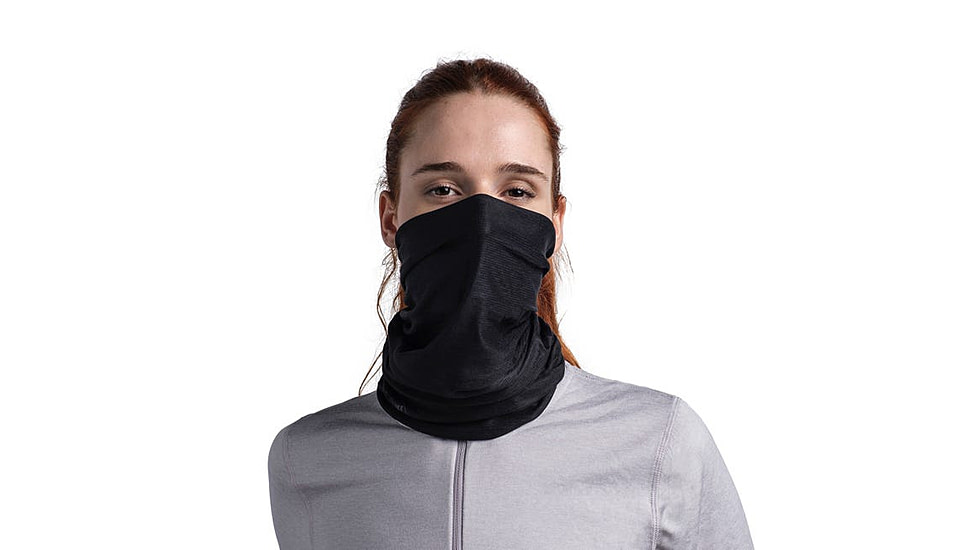 Buff Coolnet UV Neckwear, Solid Black, 119328.999.10.00