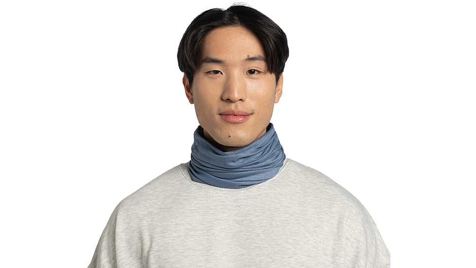 Buff Original Ecostretch Solid Neckwear, Water, 117818.761.10.00