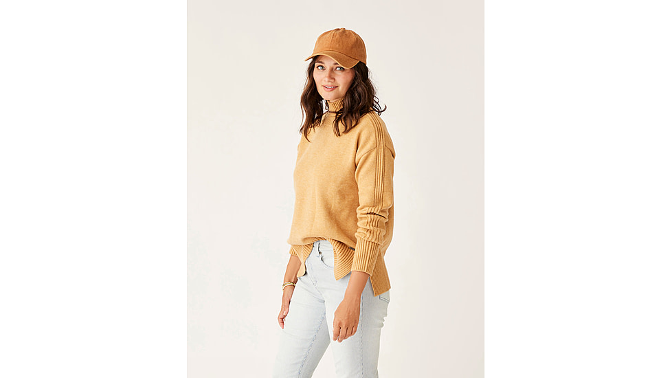 Carve Designs Woodward Sweater - Womens, Camel Heather, Medium, SWTN10-728-MD