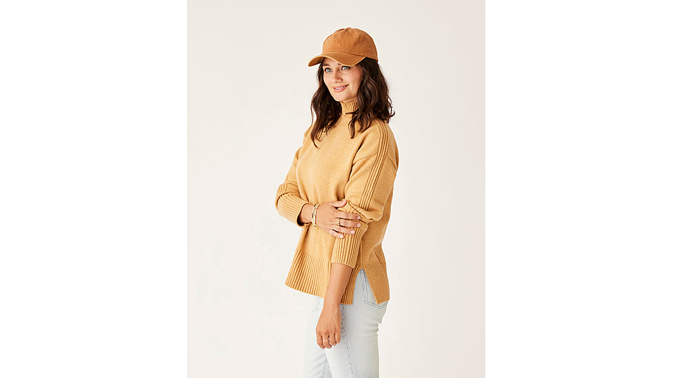 Carve Designs Woodward Sweater - Womens, Camel Heather, Medium, SWTN10-728-MD