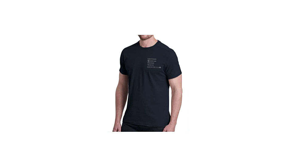 Christensen Arms Ammo Box Text SS Tee - Mens, Midnight Navy, 3X, 730-CA069-40-00-406-07