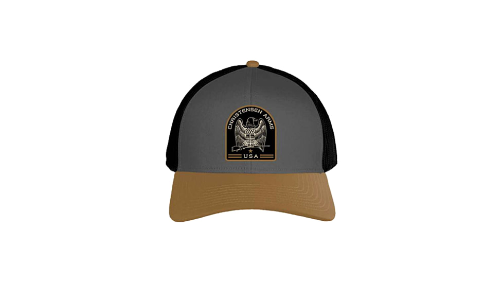 Christensen Arms Classic Eagle 2-Tone Trucker - Mens, Carbon/Dark Khaki, OSFM, 730-CAH13-00-02-104-00