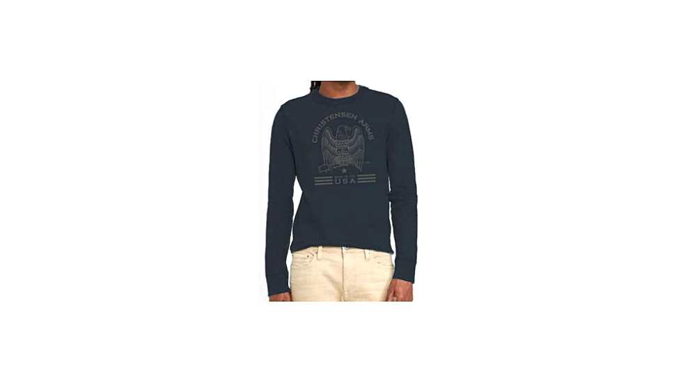 Christensen Arms Classic Eagle LS Tee - Mens, Dark Navy, XL, 730-CA076-50-00-403-05