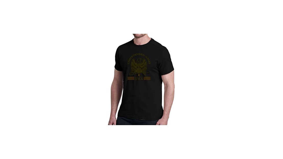 Christensen Arms Classic Eagle SS Tee - Mens, Black, 4X, 730-CA062-40-00-000-08