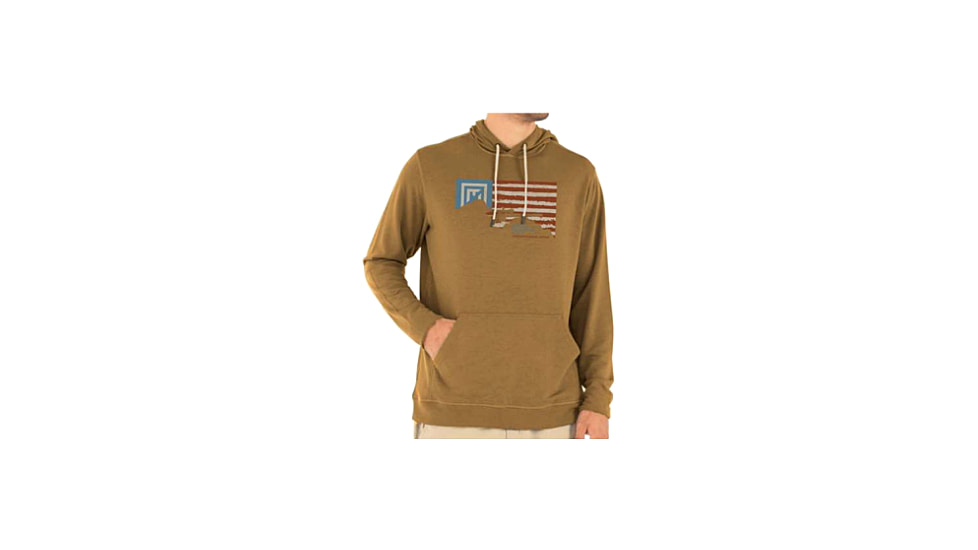Christensen Arms Flag Silhouette Hoodie - Mens, Desert Tan, XL, 730-CA085-30-00-608-05