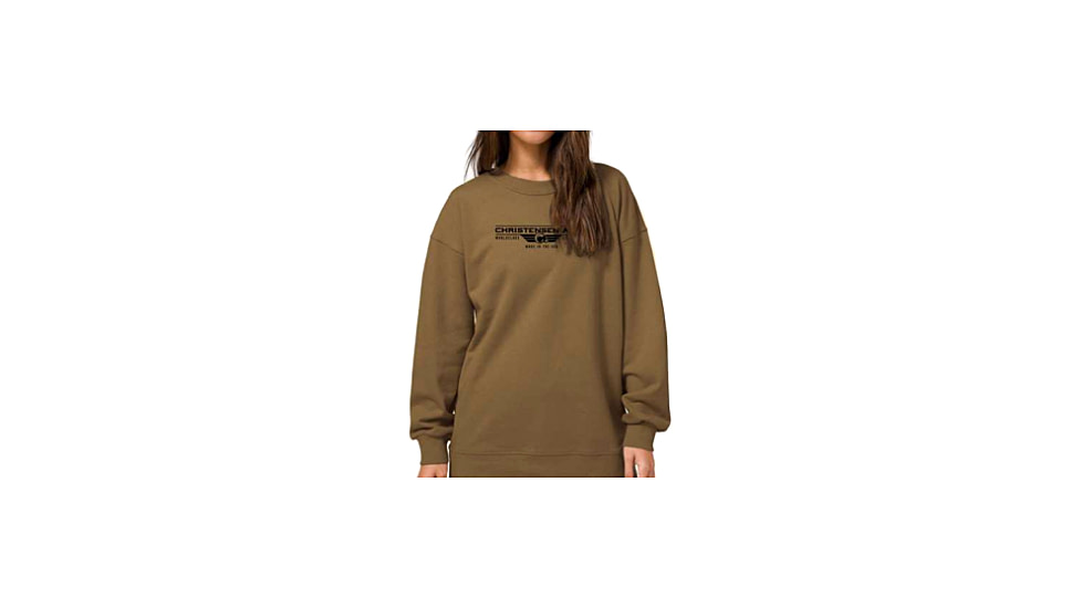 Christensen Arms Worldclass Wordmark Crew Sweatshirt - Womens, Butterscotch, 2X, 730-CA121-80-01-503-06