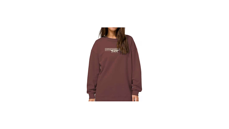Christensen Arms Worldclass Wordmark Crew Sweatshirt - Womens, Deep Rose, L, 730-CA121-80-01-702-04