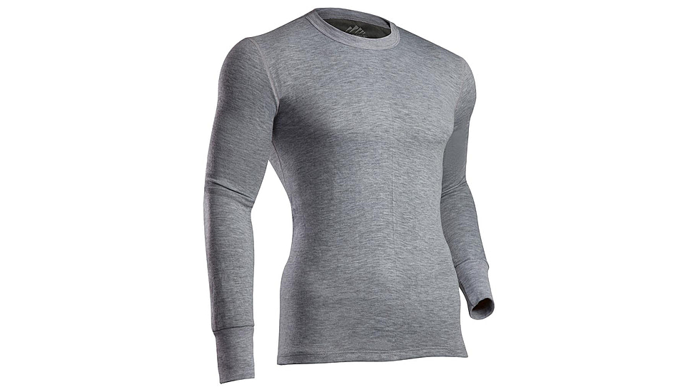 Coldpruf Platinum II Crew Long Sleeve Shirt, Black, Extra Large, 75ABKXL