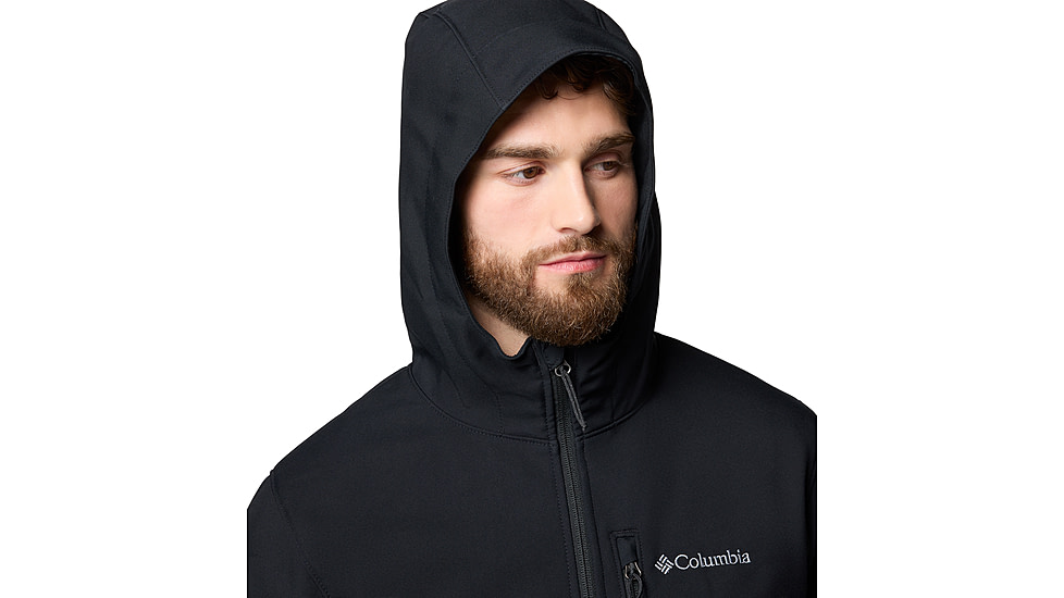 Columbia Ascender II Hooded Softshell Jacket - Mens, Black, XL, 2090451-010-XL