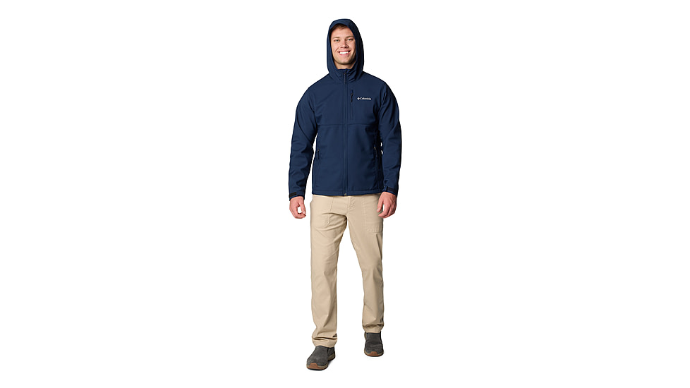 Columbia Ascender II Hooded Softshell Jacket - Mens, Collegiate Navy, XXL, 2090451-464-XXL