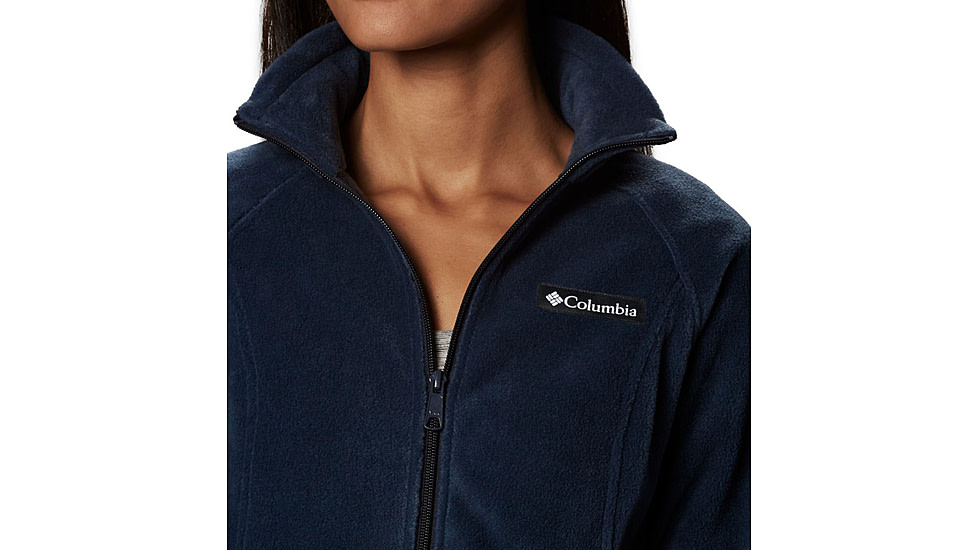 Columbia Benton Springs Full Zip Fleece Jacket - Womens, Columbia Navy, 2XL, 1372111425ClmbNvXXL